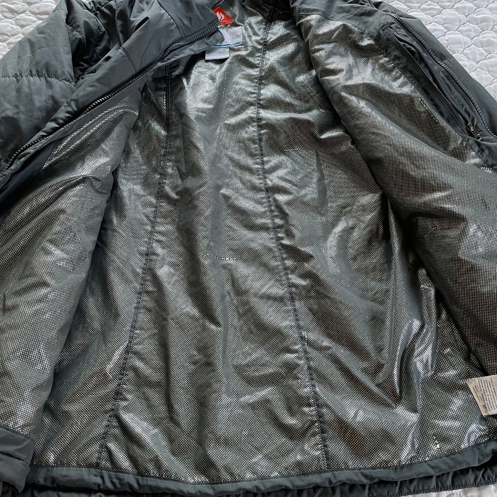 Columbia‎ Omni-Heat Puffer Jacket Gray  Size Medium